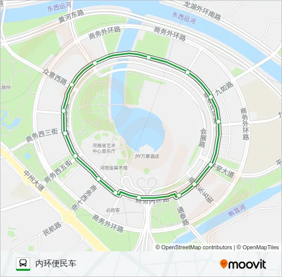 公交CBD路的线路图