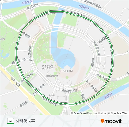 公交CBD路的线路图