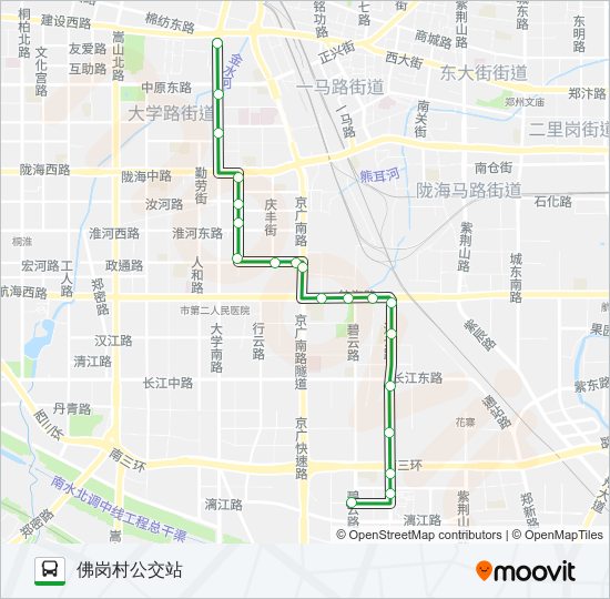 公交277路的线路图