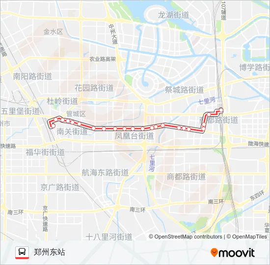 公交Y5路的线路图