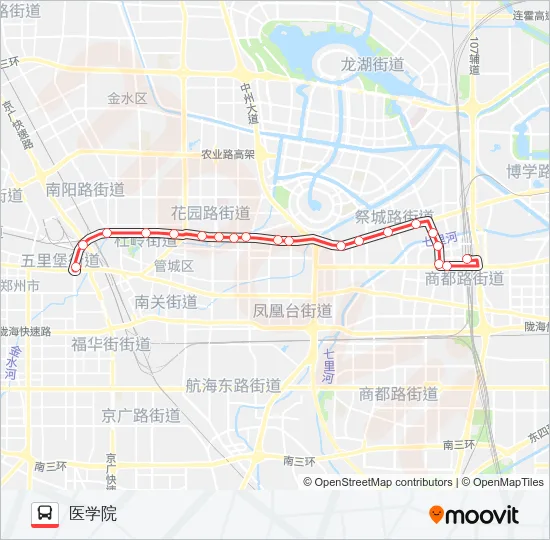 Y13 Bus Line Map