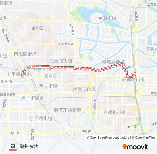 公交Y13路的线路图