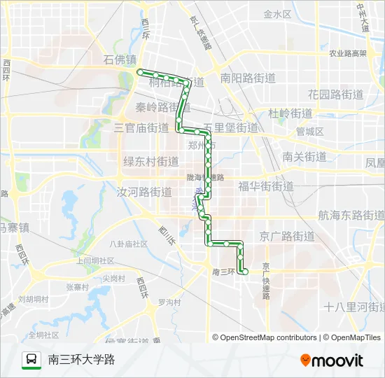 公交84路的线路图