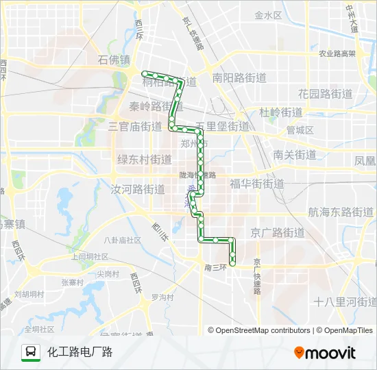 公交84路的线路图