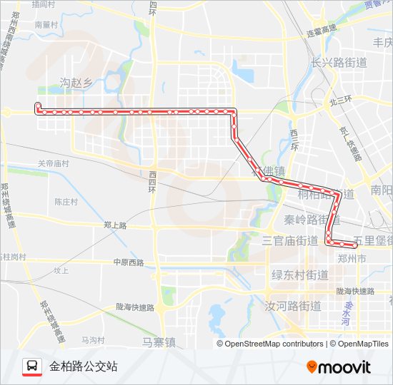 公交Y18路的线路图