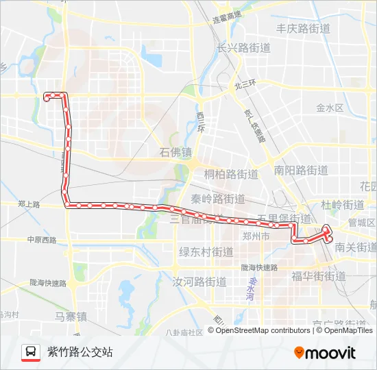 公交Y19路的线路图