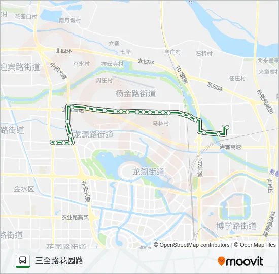 公交Y32路的线路图