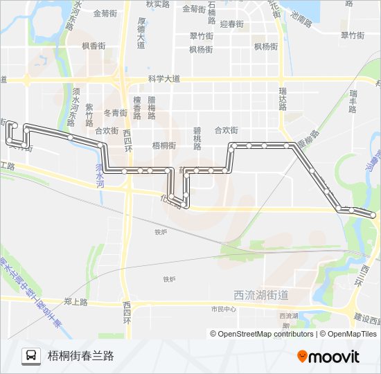 公交S179路的线路图