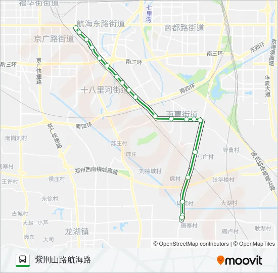 公交212路的线路图