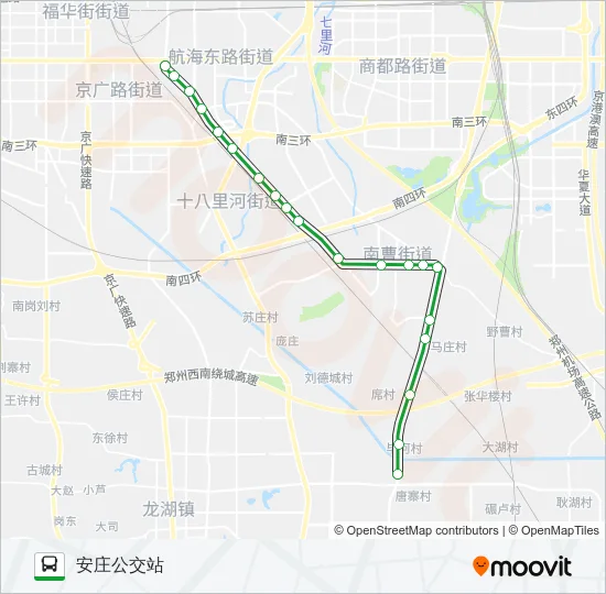 公交212路的线路图