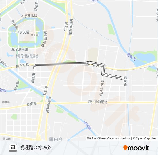 公交S171路的线路图
