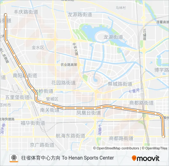 地铁3号 LINE 3路的线路图