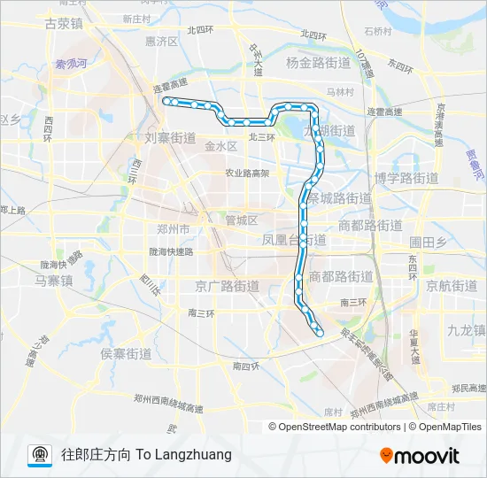 地铁4号 LINE 4路的线路图