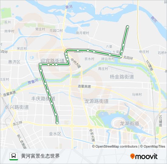 公交游6路的线路图