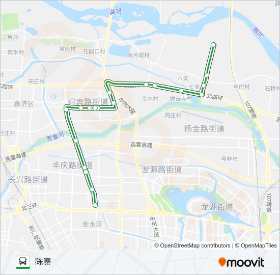 公交游6路的线路图