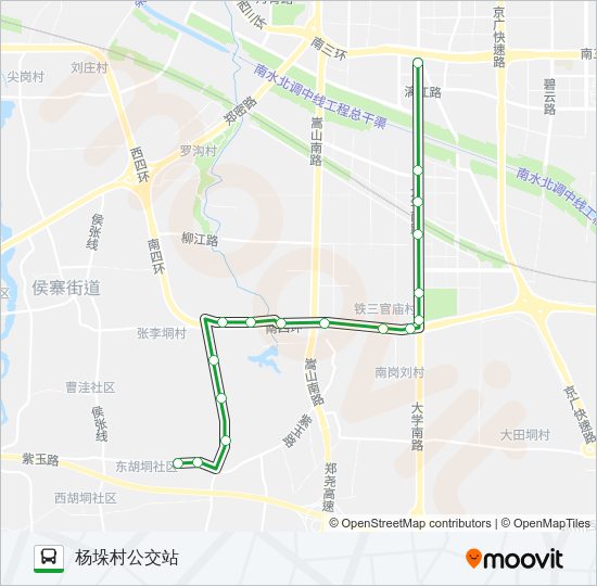 公交268路的线路图