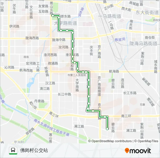 公交298路的线路图