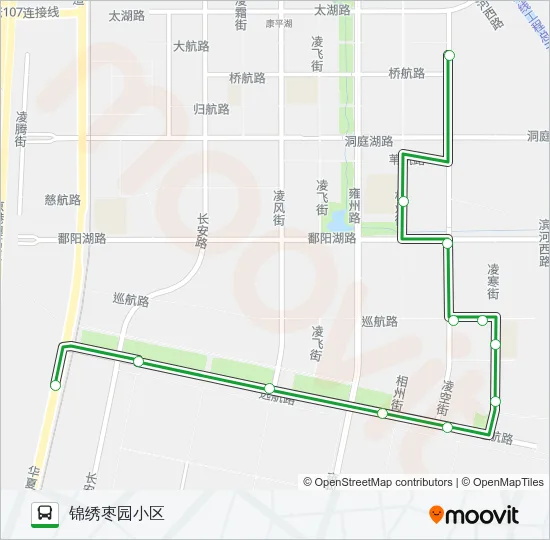 621路 Bus Line Map