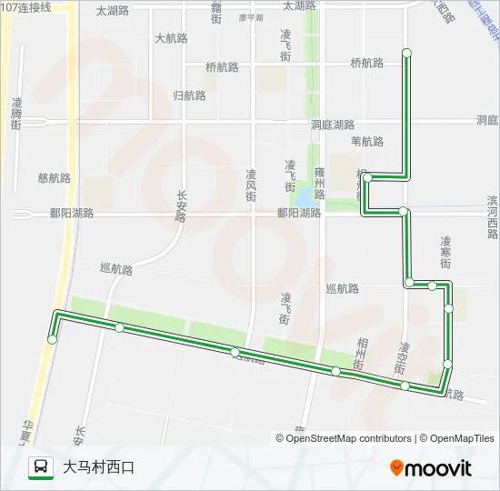 621路 Bus Line Map
