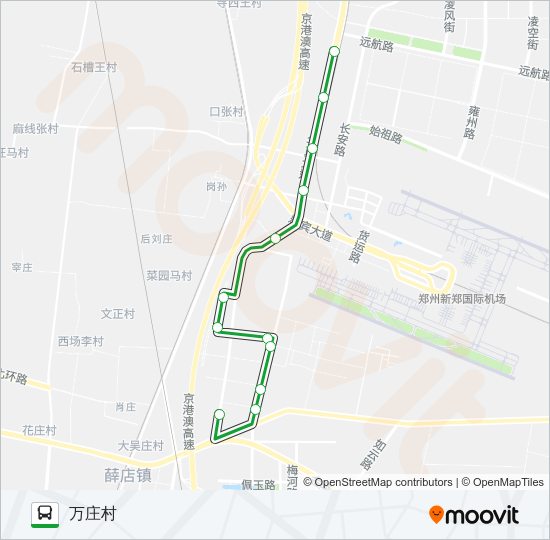 公交622路的线路图