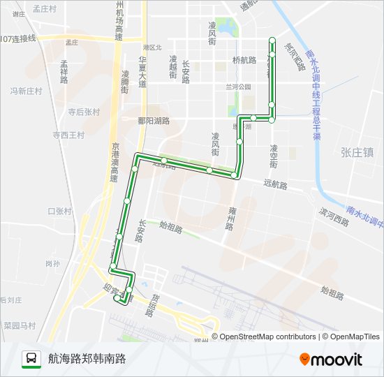 公交623路的线路图