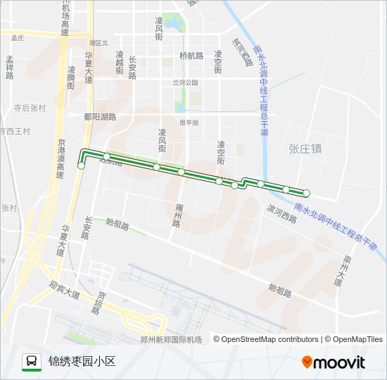 公交629路的线路图