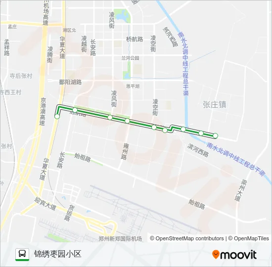 公交629路的线路图
