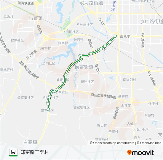 722路 Bus Line Map