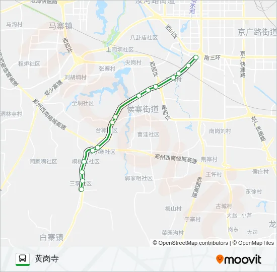 722路 Bus Line Map