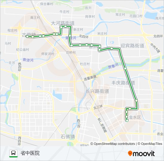 公交723路的线路图