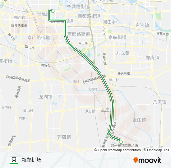 机场巴士1线 Bus Line Map