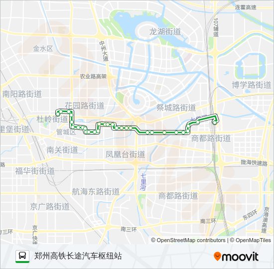 公交285路的线路图