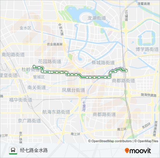 公交285路的线路图