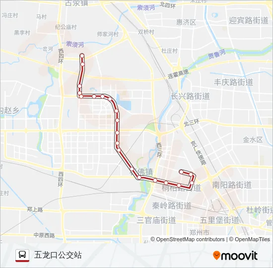 B201 Bus Line Map