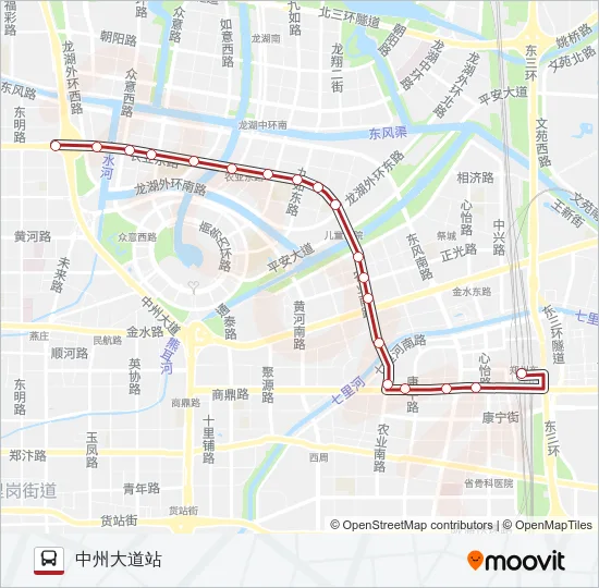 公交B202路的线路图