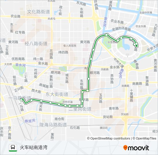 公交206路的线路图