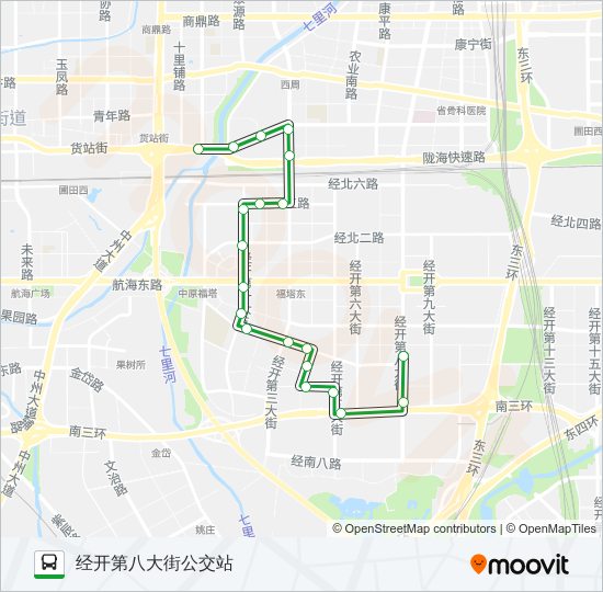 公交191路的线路图