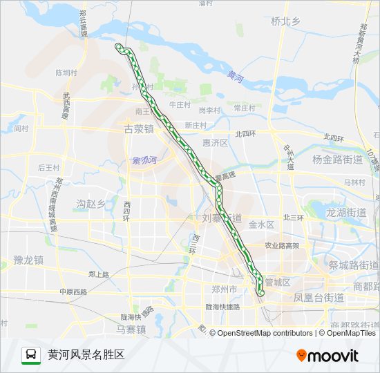 公交游16路的线路图