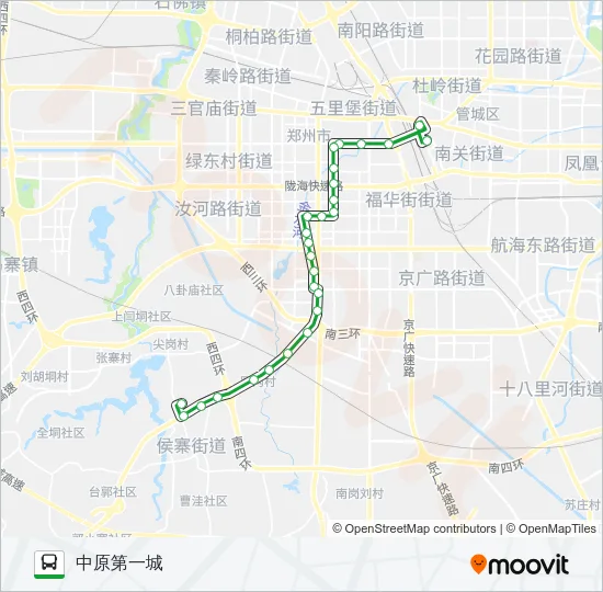 公交138路的线路图