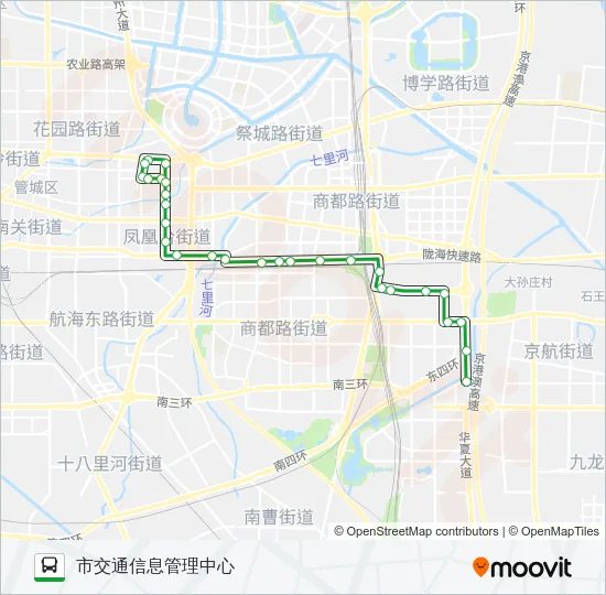 198路 Bus Line Map