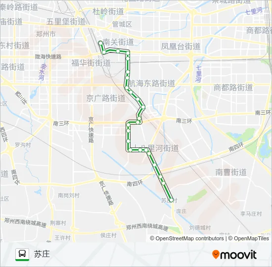 公交13路的线路图