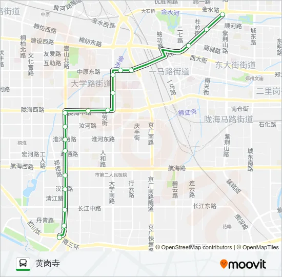 公交82路的线路图