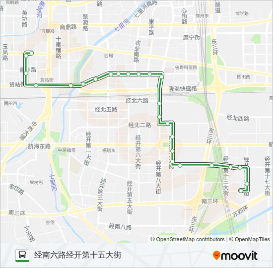 公交189路的线路图