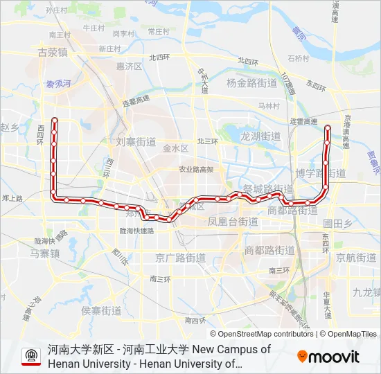 1号线 LINE 1 Metro Line Map
