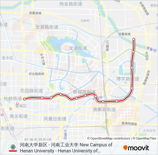 1号线 LINE 1 Metro Line Map