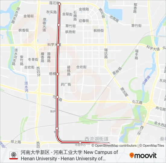 1号线 LINE 1 Metro Line Map