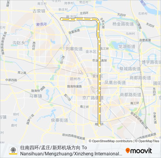 地铁2号 LINE 2路的线路图