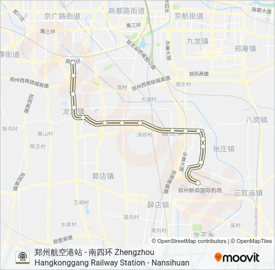城郊线 CHENGJIAO LINE Metro Line Map