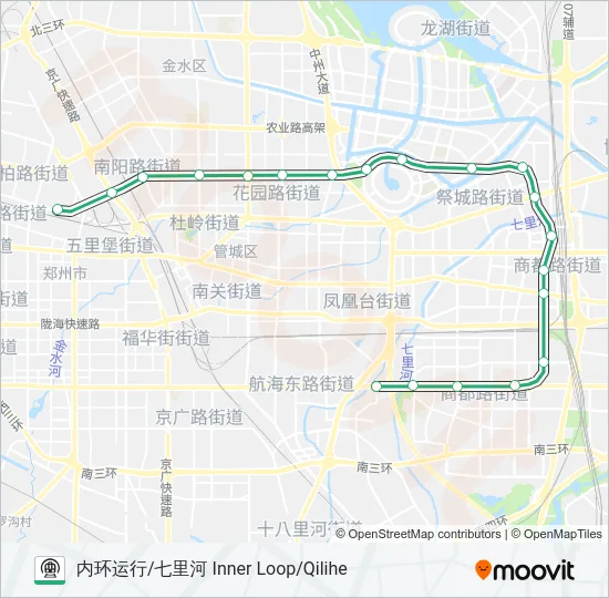 5号线 LINE 5 Metro Line Map