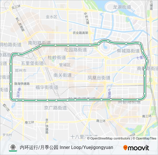 地铁5号 LINE 5路的线路图